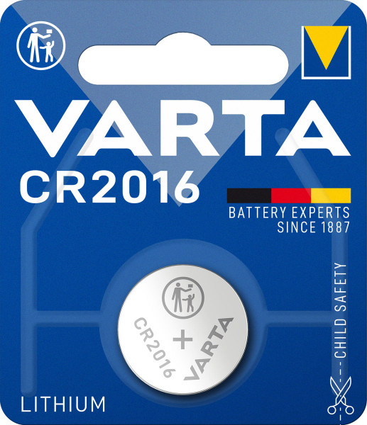 haag Verbazingwekkend Bijdrage VARTA Electronics CR2016 Lithium Knoopcel batterij 3V (1 blisterverpakking)  UN3090