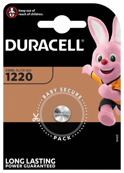 Duracell Knoopcel batterij CR1220 1stuk(s) 3V 0.09Ah