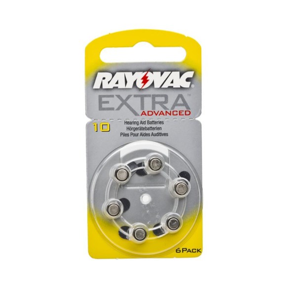 Rayovac Knoopcel batterij 10 PR70 6stuk(s) 1.4V 0.105Ah