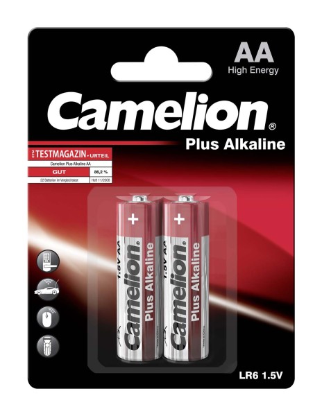 Camelion High Energy 1.5 2.8Ah Randapparatuur batterij LR6-BP2