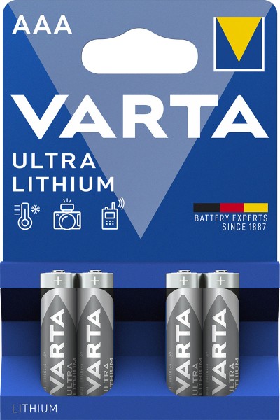 Varta AAA batterij L92 4stuk(s) 1.5V 1.1Ah