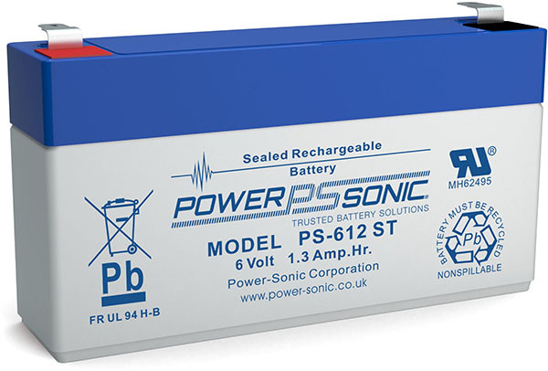 Powersonic PS-612ST PS 6V 1.3Ah AGM
