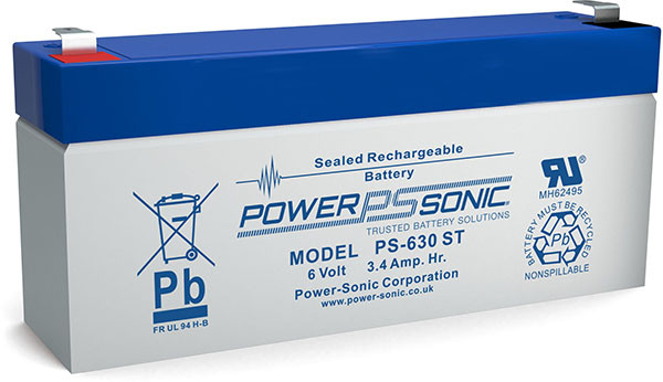 Powersonic PS-630ST PS 6V 3.4Ah AGM