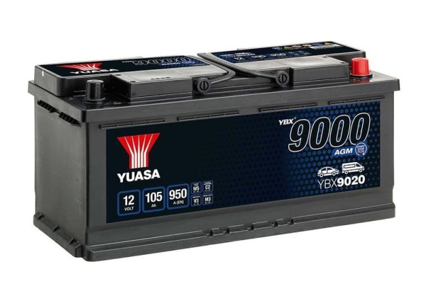 Yuasa YBX9020 YBX 12V 105Ah AGM